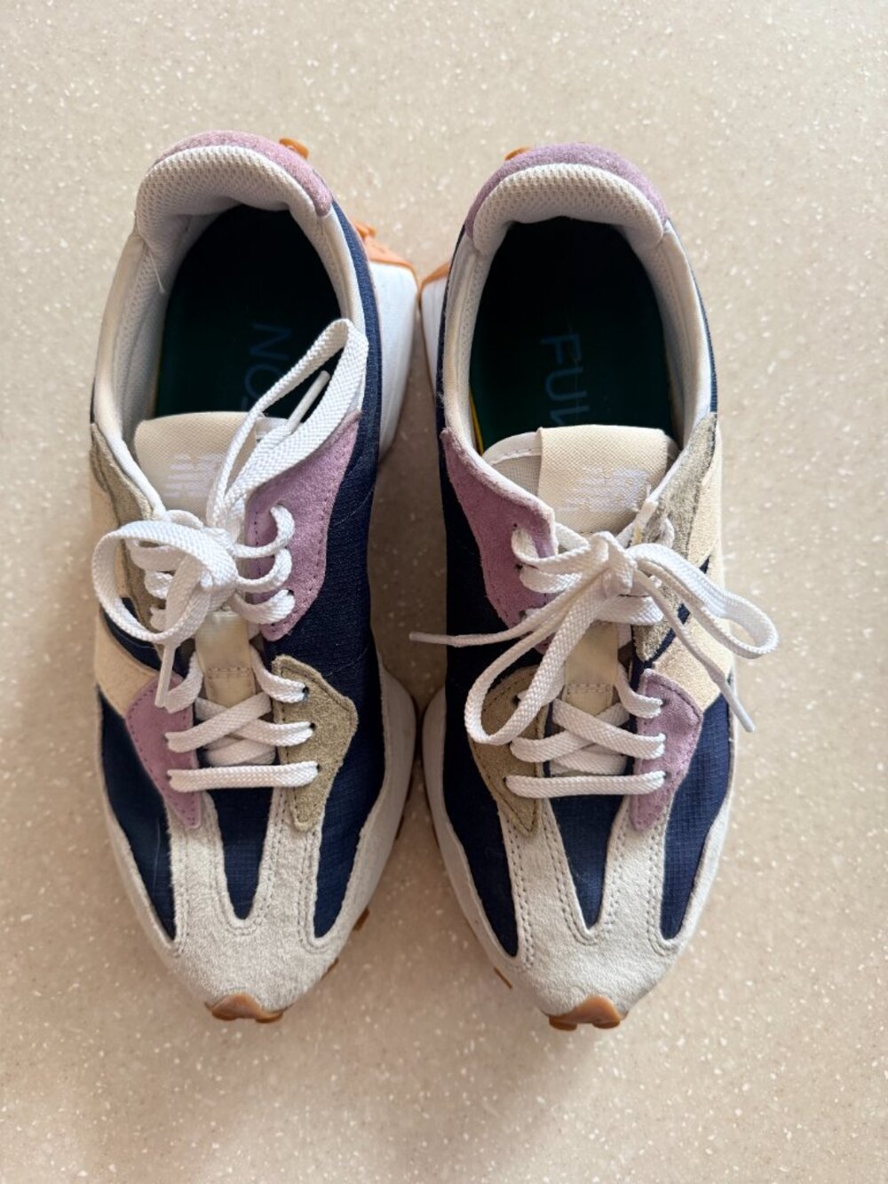 New Balance 327 Natural Indigo Raw Amethyst (W8) - Picture 3 of 7